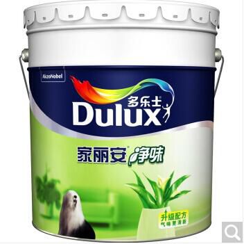 昆明多(duō)樂士（dulux）家麗安(ān)淨味 内牆乳膠漆 油漆塗料 牆面漆白色18L